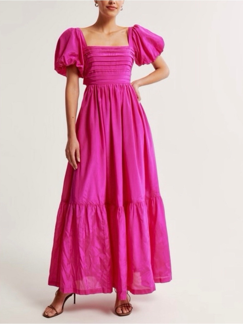 Abercrombie & Fitch Emerson Fuchsia Maxi Dress